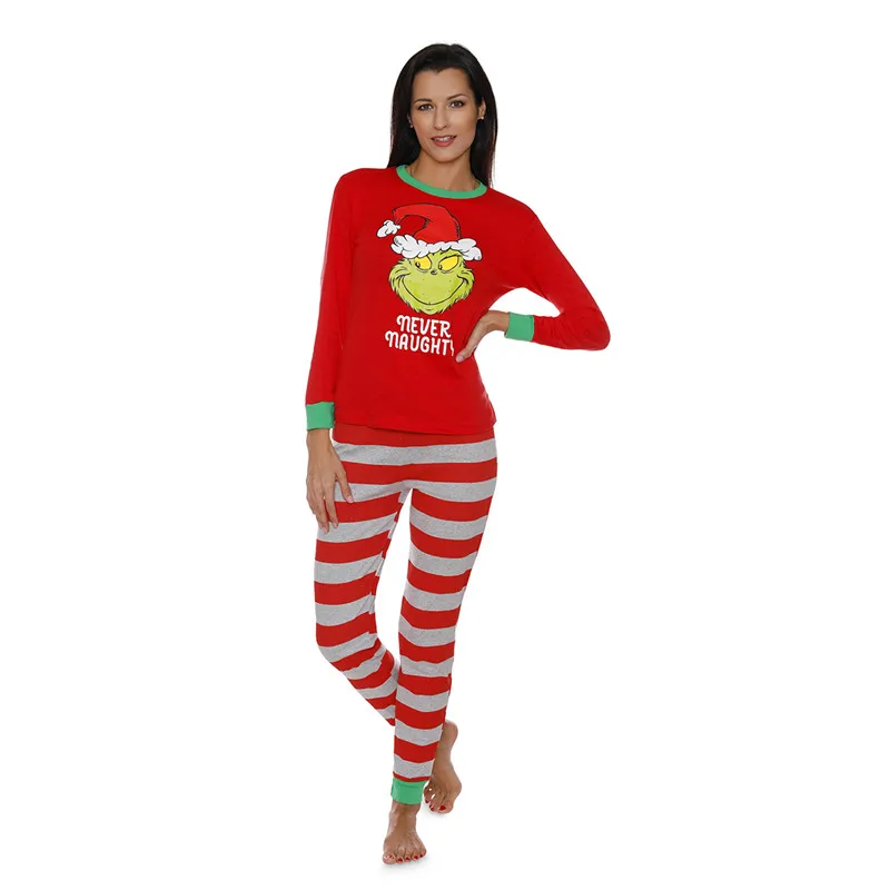 Мать М Одинаковые комплекты для семьи; комплект рождественской пижамы для маленьких детей; Красная рождественская одежда для сна с Санта-Клаусом; Рождественская семейная одежда для сна; костюм - Высота: Мать М