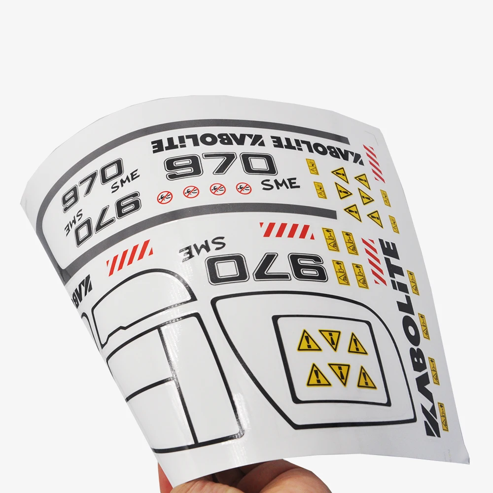 

Excavator K970 Upgrade Sticker 1/14 Engineering Vehicle Excavator Model Accessories Toy Sticker