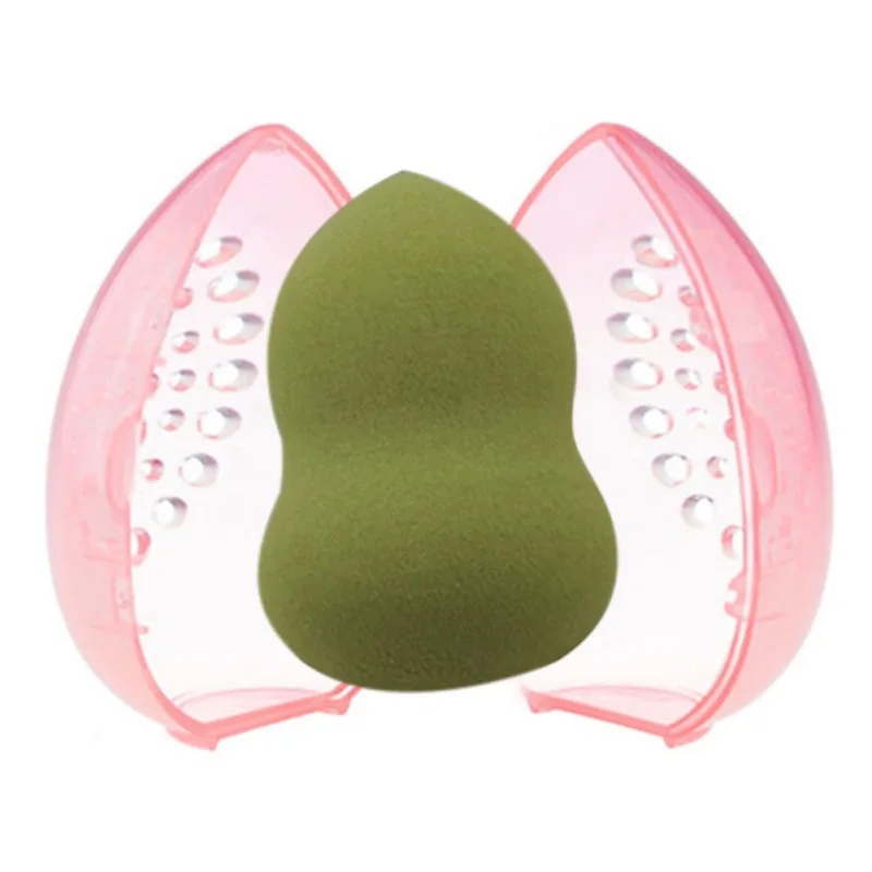 Чехол для хранения косметической губки влагостойкий прозрачный держатель