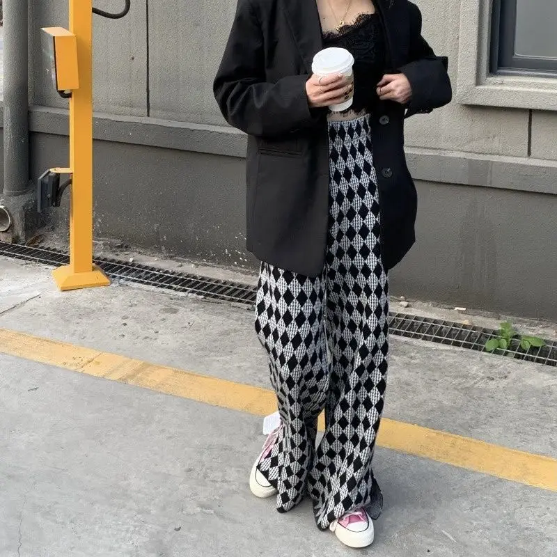 

Streetwear Green Abstract Painting Woman Pants Long Flare Pants 2021 Summer Elegant Office Lady Top Fashion Graphic Bottom Pants