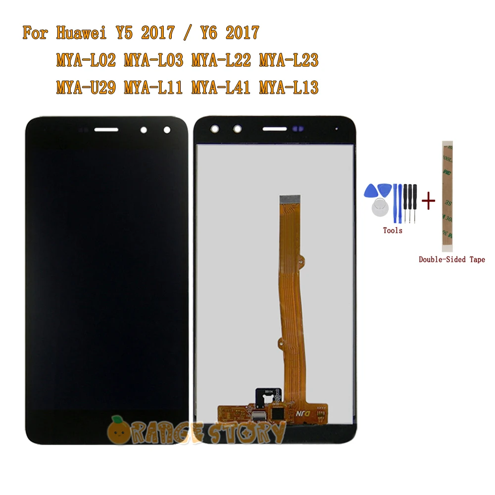 Black No Frame ЖК-дисплей для huawei Nova Young 4G LTE/Y6 /Y5 MYA-L11 MYA-L41 MYA-U29 MYA L22 L41 ЖК-дисплей сенсорный экран Рамка - Цвет: Black No Frame