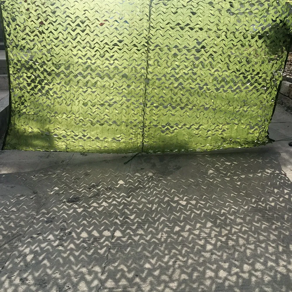 Зеленые усиленные камуфляжные сетки WELEAD большого размера военные для садовых