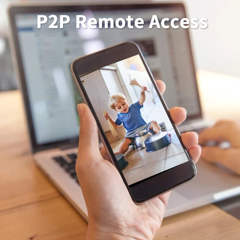 IP-камера видеонаблюдения 1080P беспроводная PTZ ИК ночное видение | Электроника