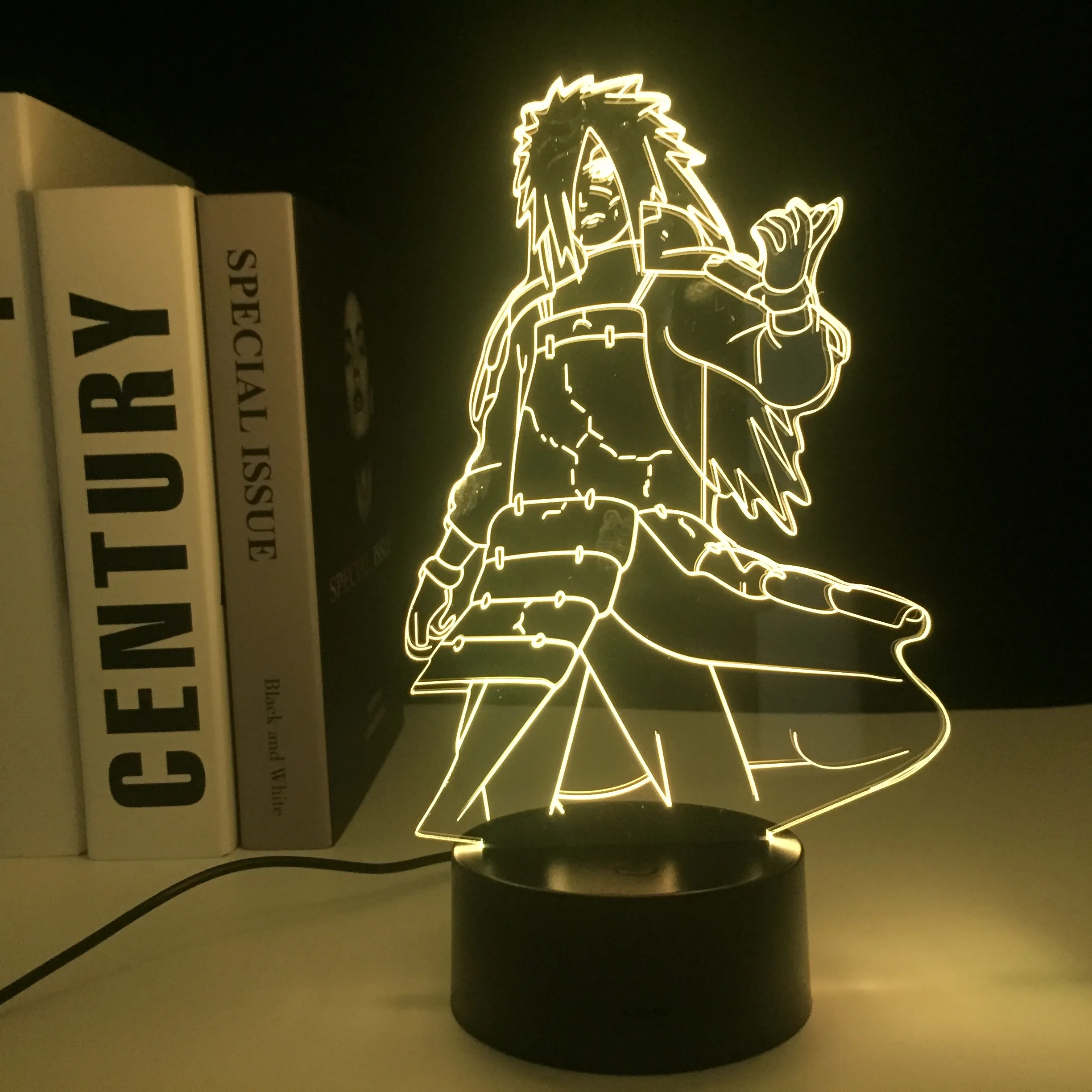 nursery night light Anime Figure Madara 3D LED 7 Colors Changing Table Lamp Cartoon Night Lights for Children Room Decor Birthday Gift Night Light night lamp for bedroom