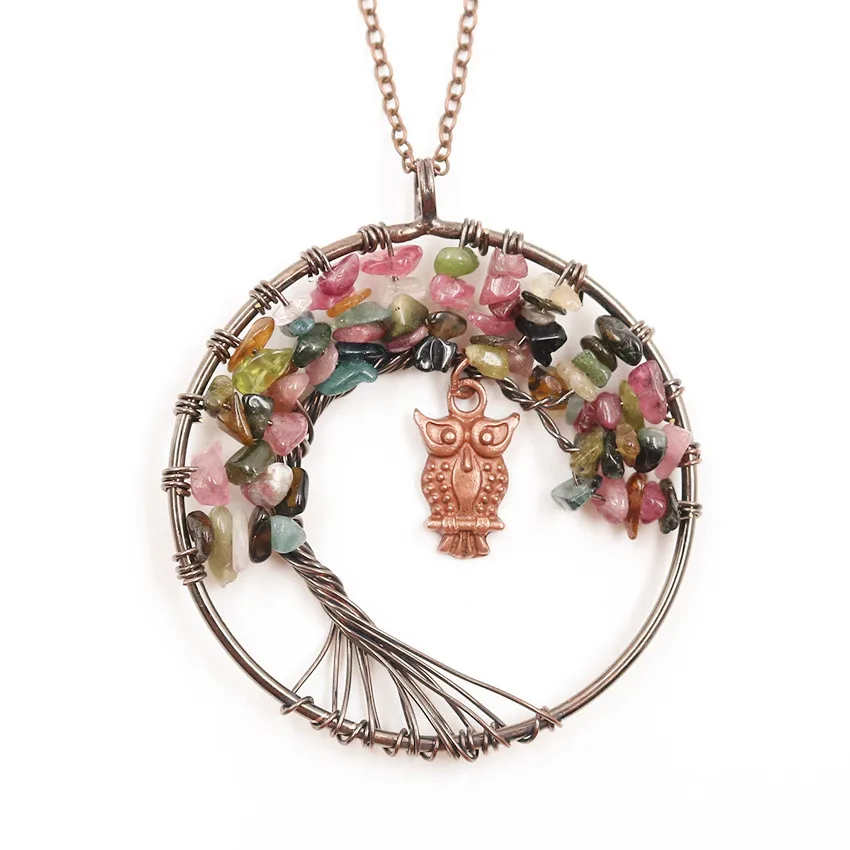 FYJS уникальный медное покрытие провода обёрточная бумага с совой флюоритовая