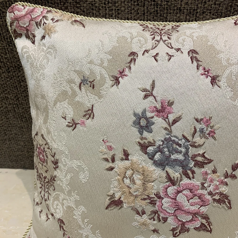 Новинка роскошный квадратный декоративный чехол для подушки в европейском стиле