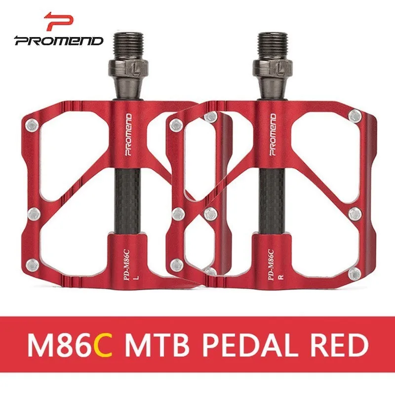 PROMEND Mtb педали быстроразъемные для шоссейного велосипеда противоскользящие