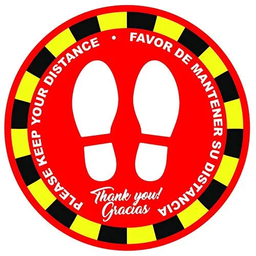 1/5/10 шт. наклейки на пол с защитой от расстояния | Дом и сад