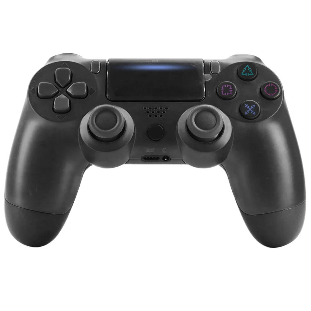 BLACK Беспроводной геймпад Bluetooth для sony PS4 контроллер для playstation 4 консоль Dual Shock 4 Вибрационный джойстик Joypad - Цвет: BLACK