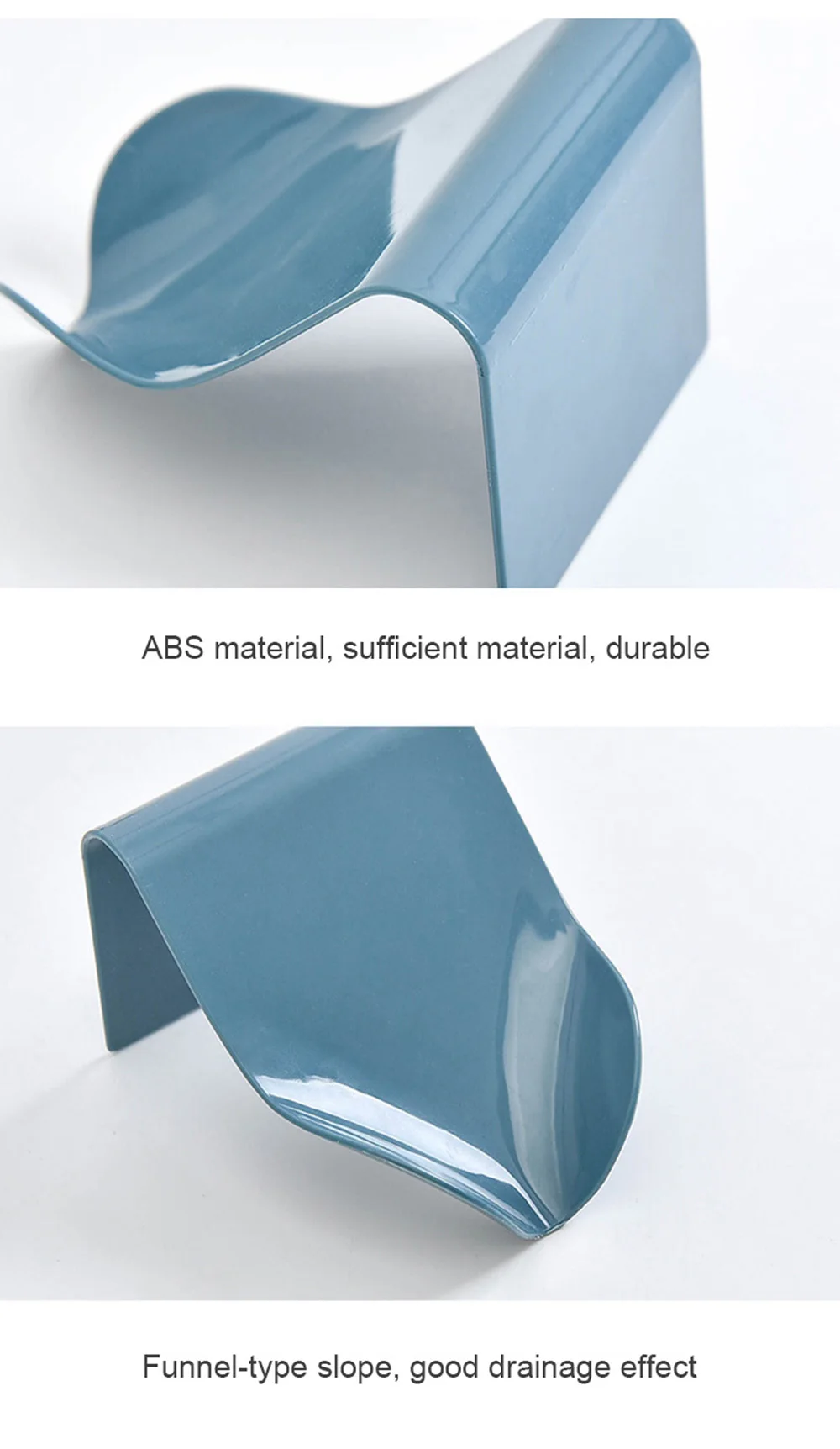 Самоклеящаяся настенная полка для мыла подвесной держатель губки пластиковый