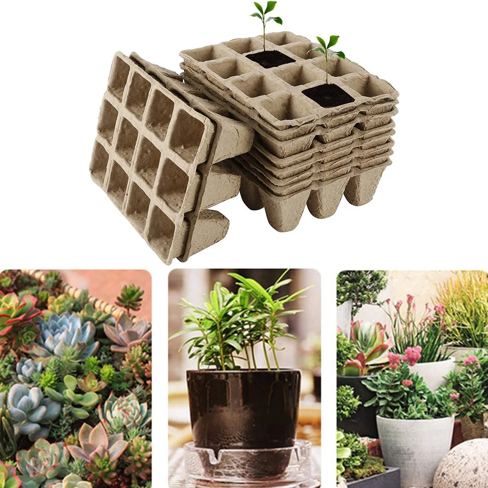 

3*4 Nursery cup Plant Pots Nursery Cells Germination Grow Plant Pots Nursery New