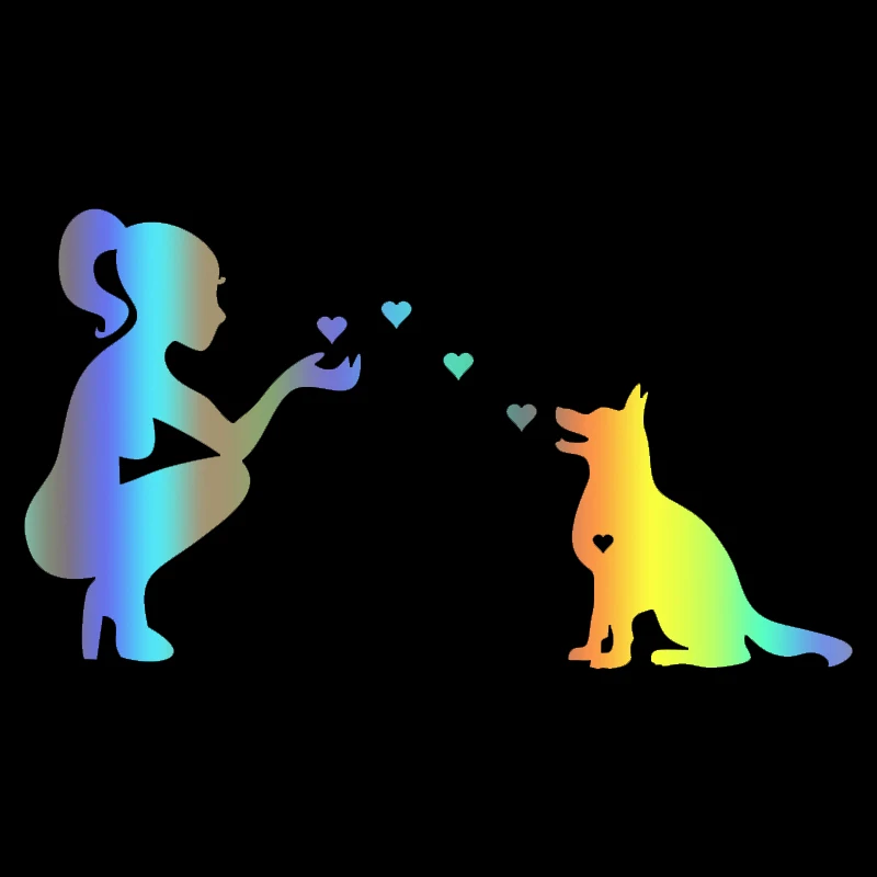 

наклейки на авто Немецкая овчарка любит собаку водонепроницаемые наклейки на машину наклейка для авто автонаклейка стикер этикеты винила наклейки стайлинга автомобилей украшения на бампере автомобиля заднее стекло