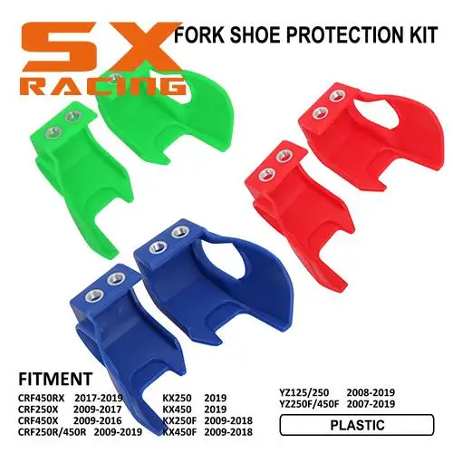 

Motorcycle Lower Front Fork Leg Shoes Cover Guard Protector For Honda CRF250R CRF450R CRF250X CRF450X CRF450RX 2009-2021