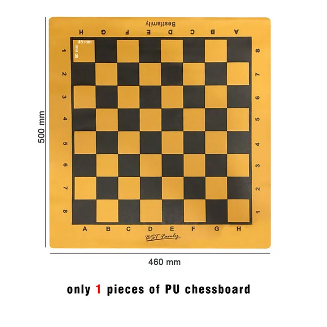 only 1 chessboard 32 или 34 деревянные шахматы Высота короля 105 мм шахматы высокое качество Шахматный набор стандартные шахматы с ПУ шахматной доской IA8 - Цвет: only 1 chessboard