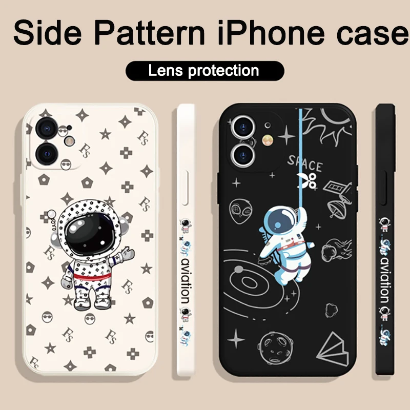 

For iPhone 11 12 Pro X XR XS Max Case Luxury Original Liquid Silicone Soft Cover 7 6 6S 8 Plus Shockproof Phone