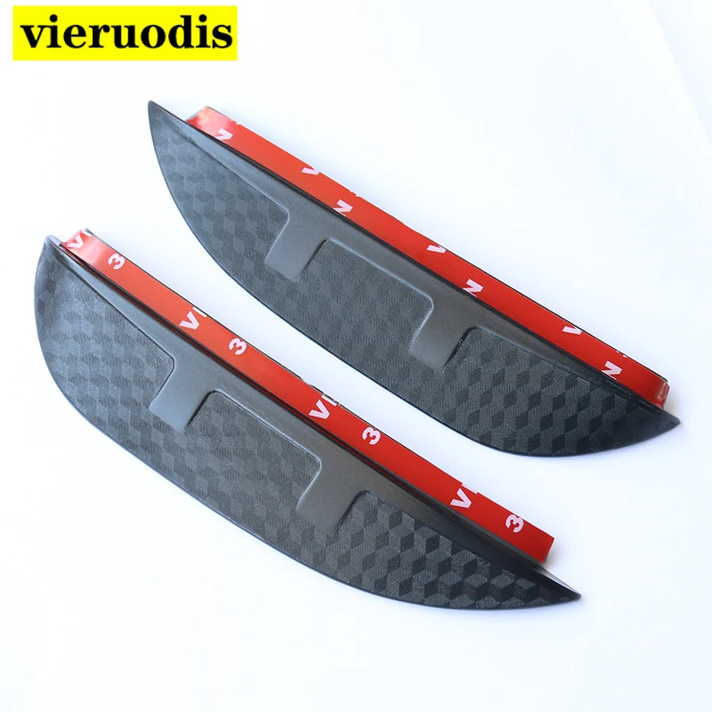 

For Toyota RAV4 RAV 4 2020 Side Door Rearview Mirror Cover Trims Frame Rain Shield Sun Visor Shade Covers 2Pcs/set