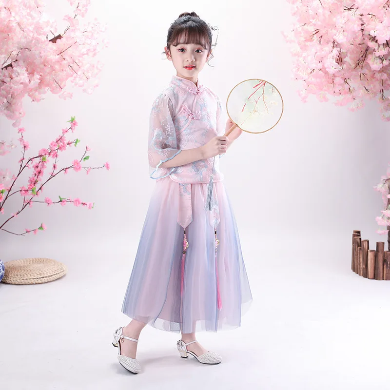 Китайский стиль древний костюм костюмы Тан подиумные платья осень 2020 Hanfu новинка