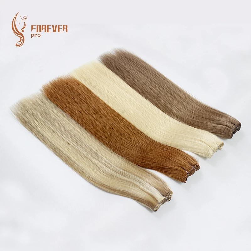 Волосы Forever pro 100 г/шт. 20 дюймов человеческие волосы Remy темно коричневые прямые
