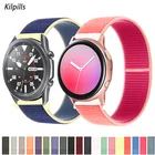 Ремешок нейлоновый для Galaxy Watch active 2, браслет для Samsung watch 3 45 мм Gear S3 Frontier Huawei watch GT 2 2e pro, 20 мм22 мм