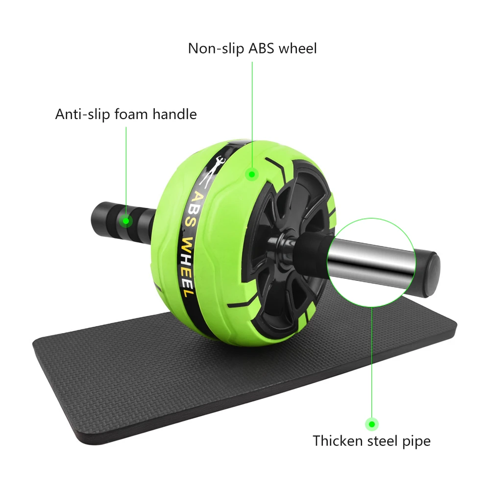 

Push-Up stand Jump Rope Hand Gripper Spring Exerciser and Knee Pad Home Gym AB Wheel Roller Kit Abdominal Wheel Set GJ-1051
