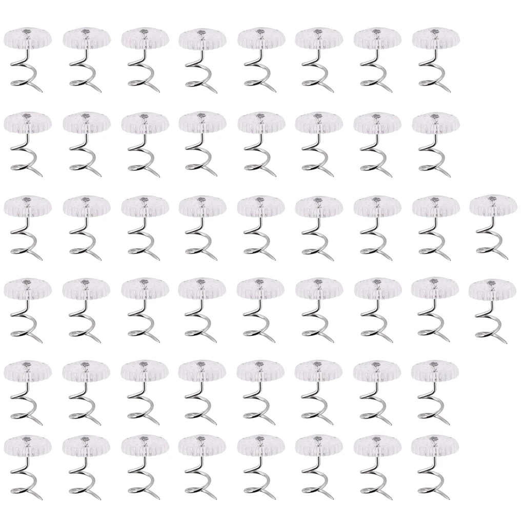 

20er-Set ремонт крыши автомобиля ткань обивка винтовой спиральный штифт для Headliner мягкая потолочная прозрачная головка спиральные штифты фиксированная застежка