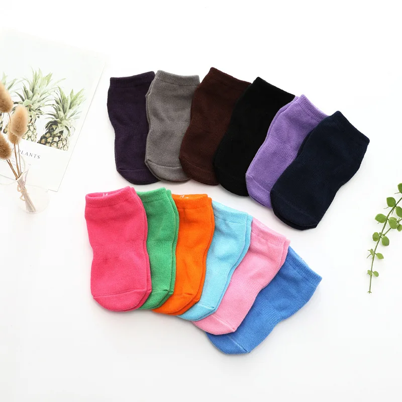6 pairs pack Home vacation trampoline socks Non-slip floor socks parent-child Indoor rope skipping women yoga socks Foot massage