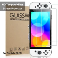 pawdiary switch oled screen protector tempered glass 9h hd screen protector film for switch oled for switch oled accessories