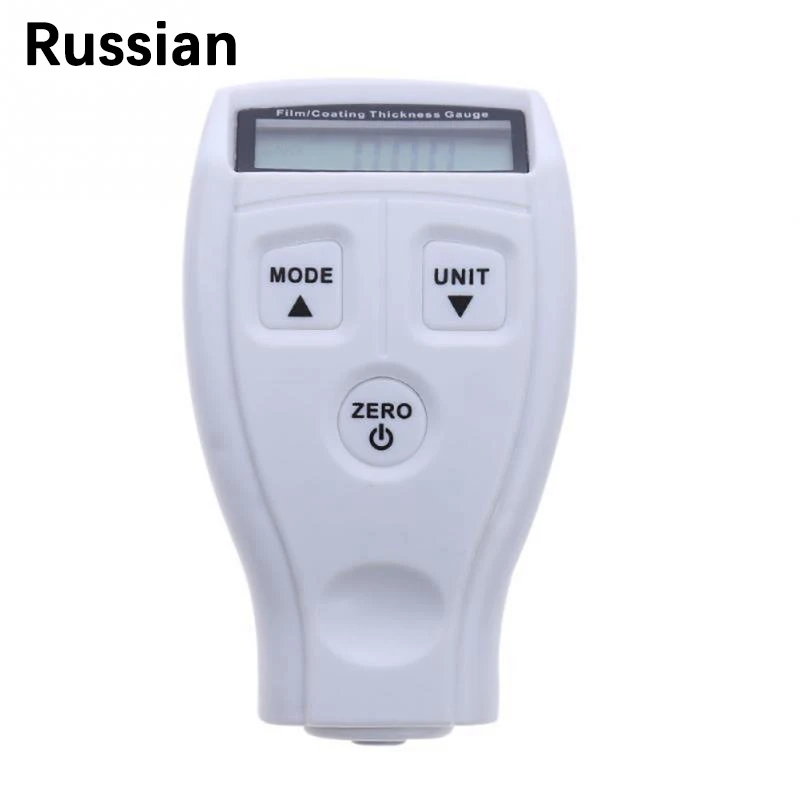 GM200 Russian Русский GM200 покрытие краски ing толщиномер тестер пленка покрытие автомобиля измерительный прибор краски поверхностные измерительные приборы измерительный метр GM200A - Цвет: GM200 Russian