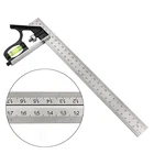 Угловая линейка, Инклинометр 90 градусов, набор квадратных роликов, комбинированная квадратная линейка для деревообработки, угловая линейка, строительная линейка с прямым углом угольник 90 градусов угломер линейка