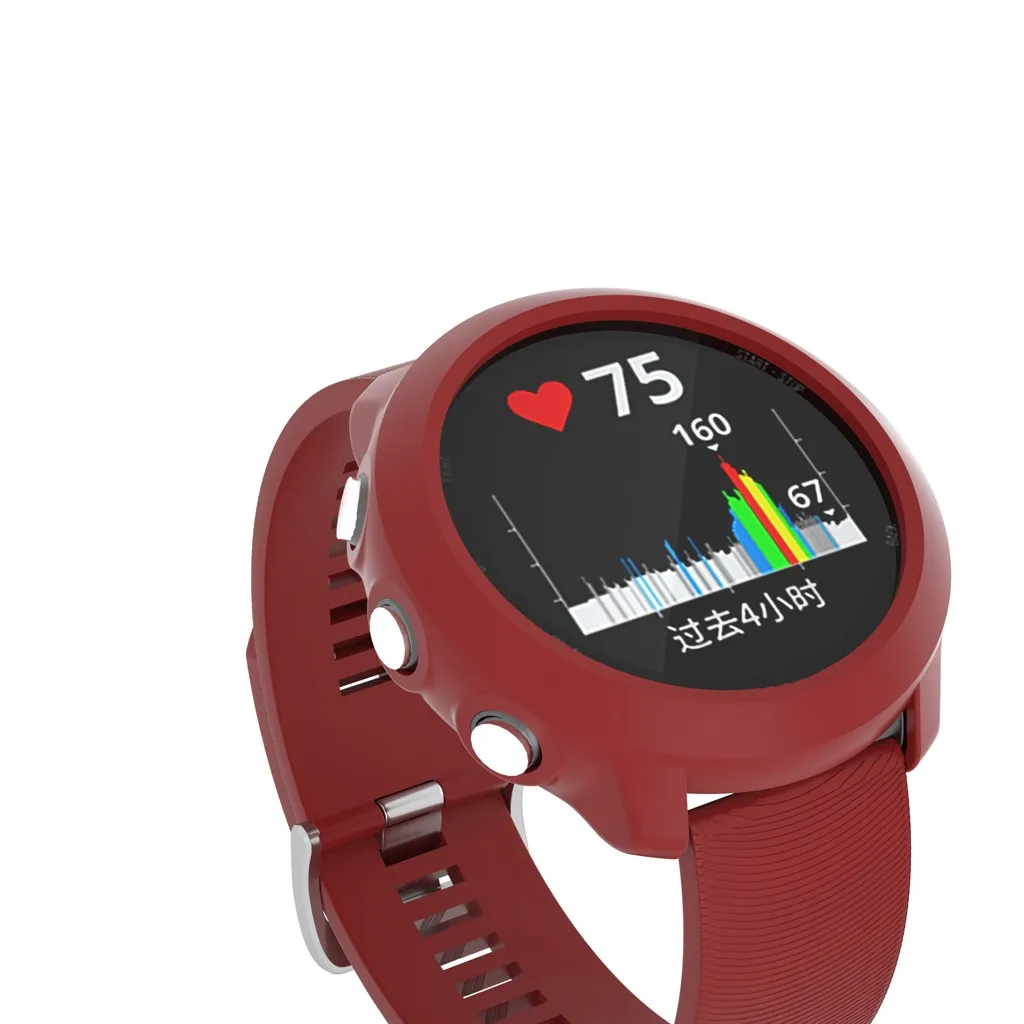 CARPRIE Smart Accessories Watch Case Cover For Garmin Forerunner 645 Music Protection Silicone Replacement | Электроника