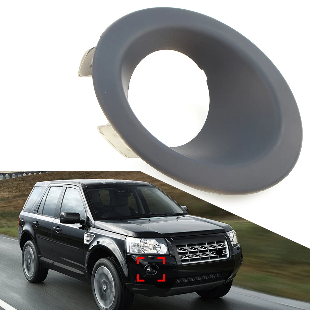 

Matt Black ABS Car Front Bumper Fog Lamp Light Bezel Right/Left For Land Rover Freelander 2 LR2 2008 2009 2010 2011 2012 2013