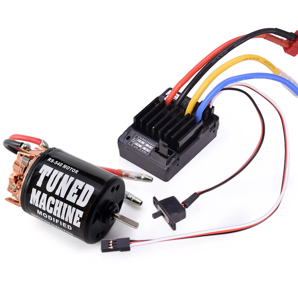 

AUSTAR D60A Brushed ESC 60A 2-3S LiPo Electric Speed Controller for 1/10th RC Touring Cars Buggies Off-road Trucks Rock Crawlers