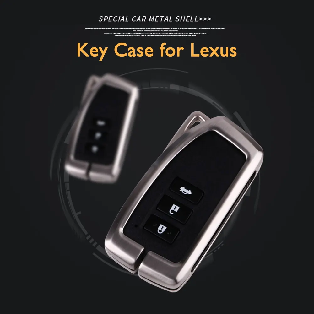 Автомобильный брелок из цинкового сплава для Lexus IS GS RX ES NX LS RC LX 2 3 4 кнопки умный