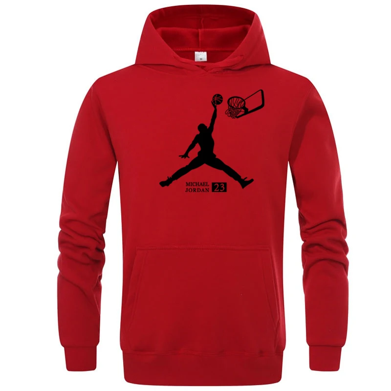 red-bk Jordan 23 осень/зима новые мужские толстовки с капюшоном Мужские повседневные спортивные толстовки мужские хип-хоп забавные стильные толстовки с капюшоном новая Толстовка - Цвет: red-bk