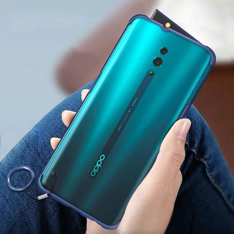 Оригинальный чехол GKK для OPPO Reno 10X Zoom Z ультратонкий Полупрозрачный матовый из