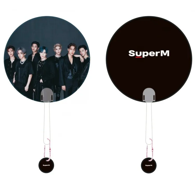 KPOP SUPERM альбом супер м маленькая карта флаг вентилятор должны фанаты реальные фотографии висящая картина бумажный флаг плакат повесить показ