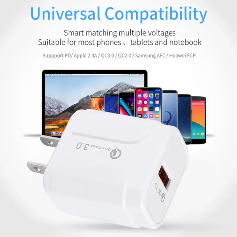 USB зарядное устройство 18 Вт Quick Charge 3 0 PD кабель с разъемом типа C для быстрой
