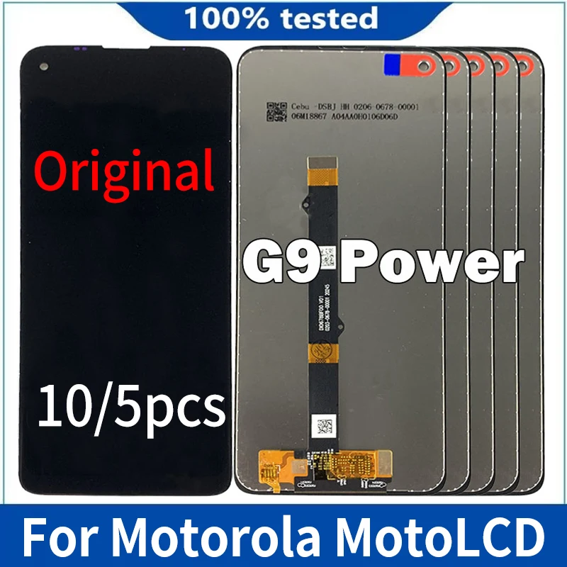 

Оригинальная деталь для Motorola Moto G9 Power, ЖК-дисплей, сенсорный экран, дигитайзер в сборе, запасная деталь модели