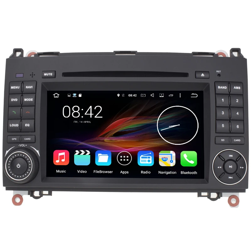 8 восемь Восьмиядерный Android 0 7 1 6 Автомобильный dvd плеер gps для Mercedes Benz Sprinter Vito W169 W245