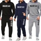 2022 Модные мужские спортивные костюмы, мужские осенне-зимние толстовки и брюки с принтом спарко, спортивные костюмы с длинным рукавом, уличная одежда, спортивные комплекты