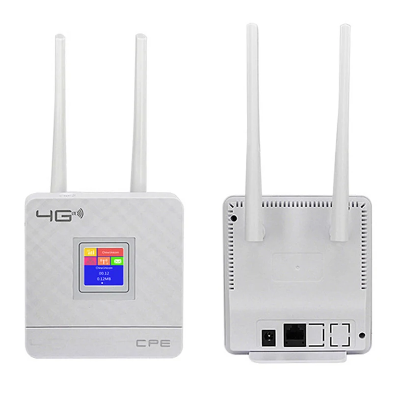 YIZLOAO 4G Wifi Router Wireless CPE Gateway 4G 3G FDD TDD WCDMA GSM 2G External Antennas SIM WAN/LAN Port Wifi/Singnal Booster
