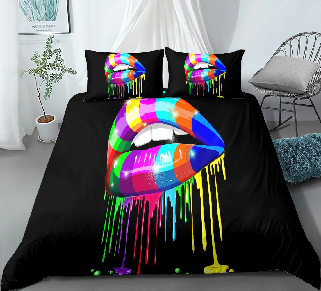 Красота Постельное белье 3D разноцветные штаны в полоску для девочек из 3