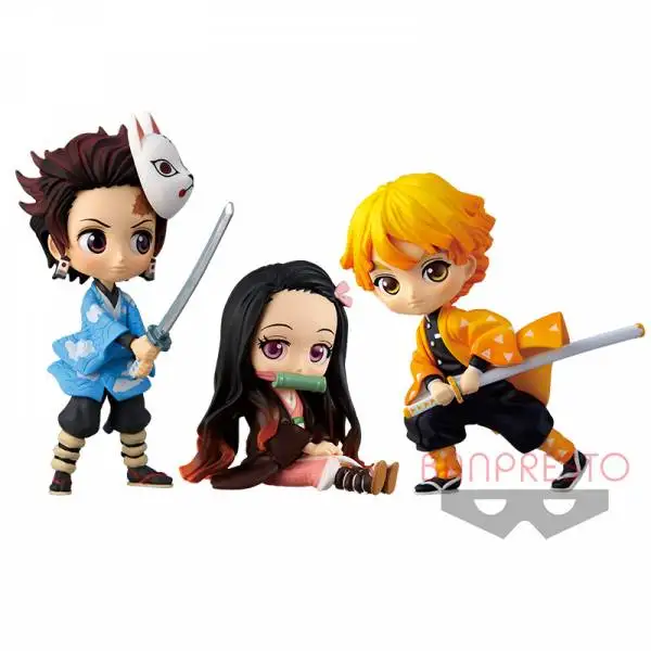

Bandai Anime Figure Gacha Candy Toy Mini Ornaments Demonslayers Kamado Tanjirou Agatsuma Zenitsu Blind Box Toys