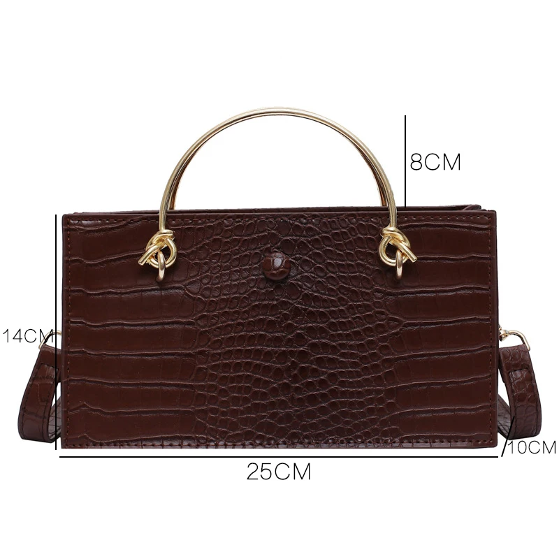 Youda оригинальный дизайн крокодиловый узор Женская классическая сумка через