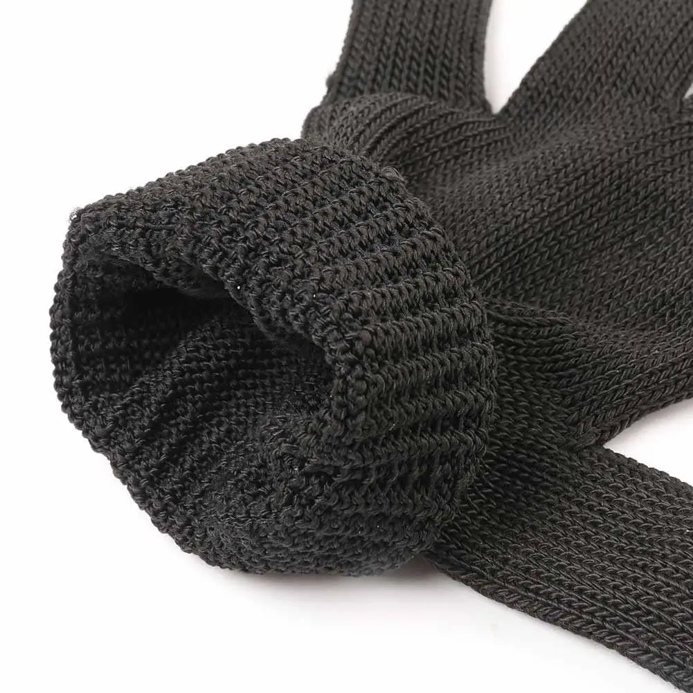 

Polyester Riding Gloves Stainless Steel Wire Metal Mesh Gloves Cut Resistant Outdoor Safety