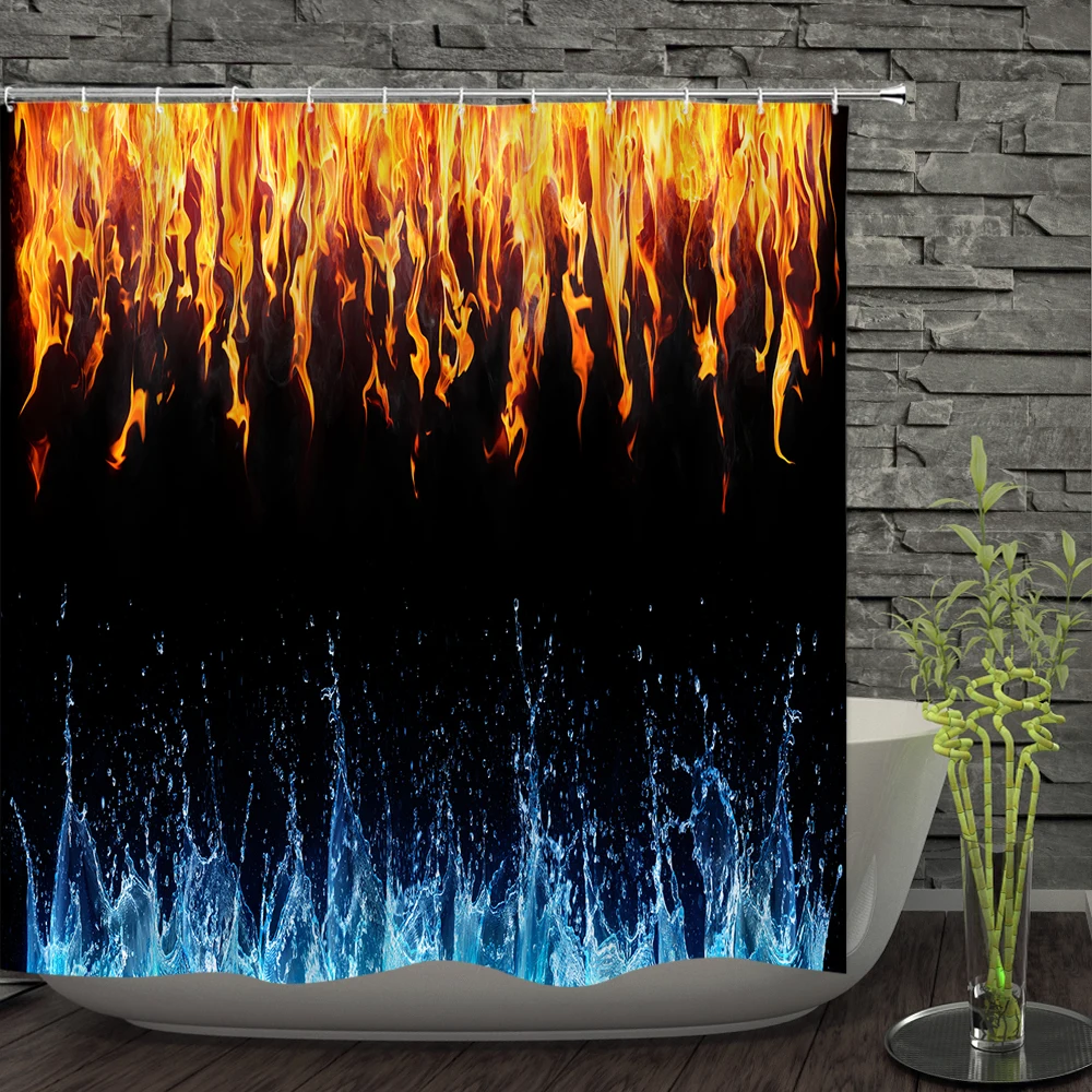 Bathroom Shower Curtain 3d printed Tree leaves Bath Curtains Waterproof Polyester Cloth 180*180cm Screen With 12 Hooks | Дом и сад