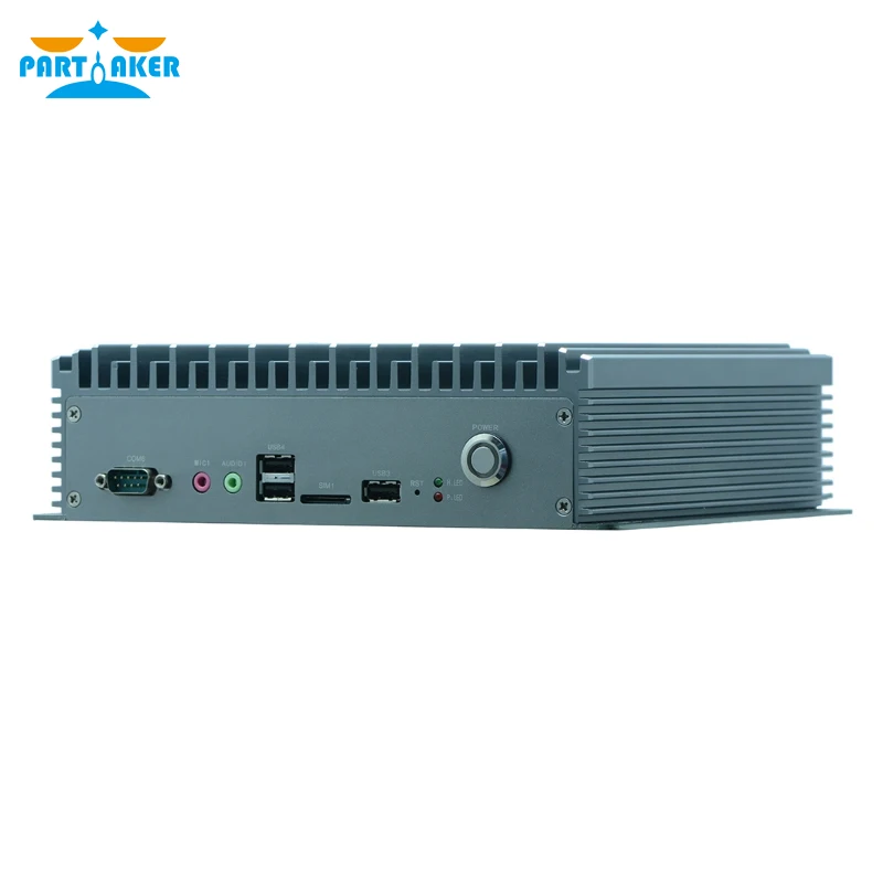 Причастник Q5 X86 Intel Celeron 1037U J1900 dual ethernet прочный Встроенный промышленный компьютер