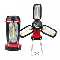 d2 camping light cob work foldable rotating work light powrful led flashlight rechargeable hiking emergency multifunction torch