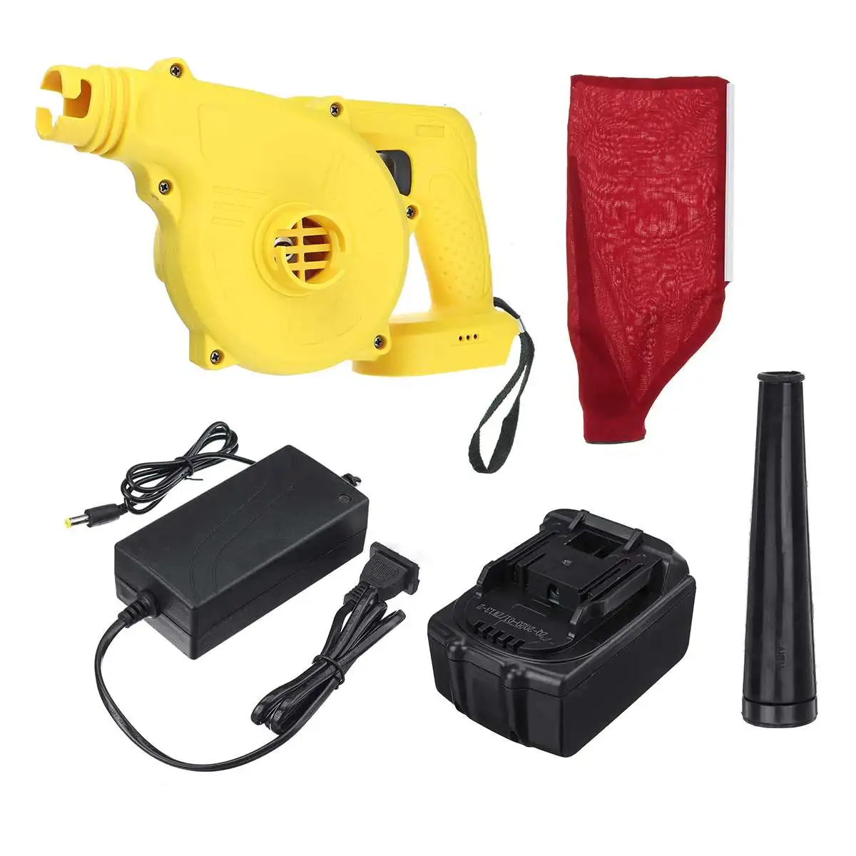 

Drillpro 88VF 16800mAh Rechargeable Air Leaf Blower Dust Collector Cleaner Cordless Vacuum Cleaner Electric Power Tool