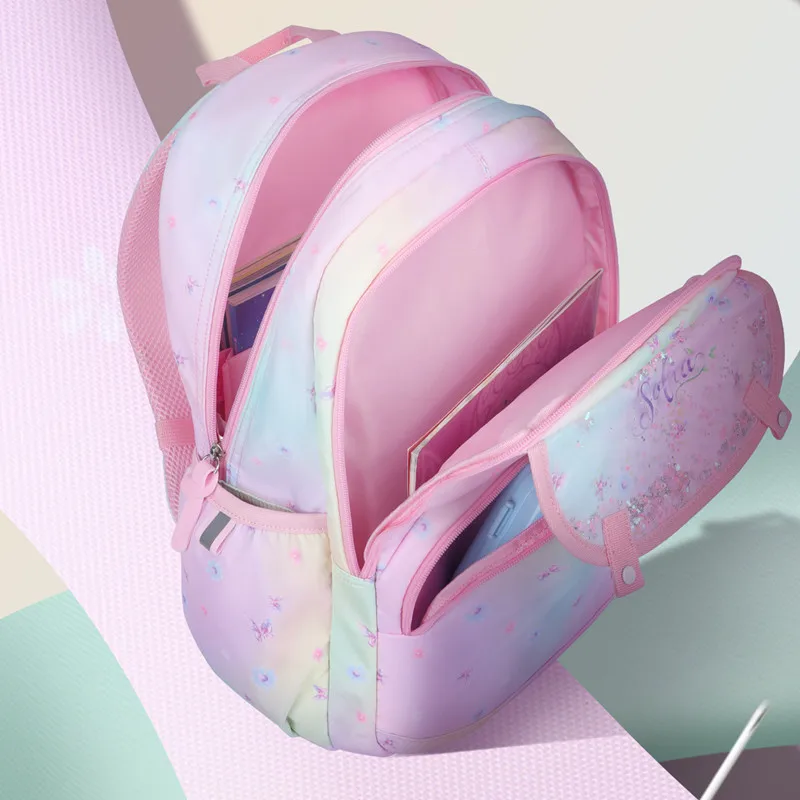 Удобные школьные ранцы Disney Sofia для девочек ортопедический вместительный легкий